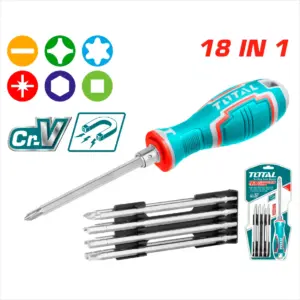 TOTAL 螺絲起子組套裝 18合1 (THT250236)