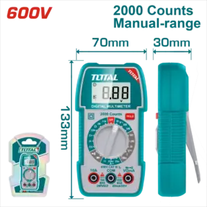 TOTAL 基本款萬用電錶 600V (TMT5360011)
