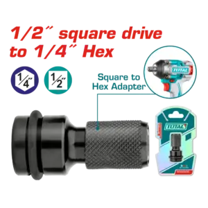 TAC60501-1000x1000w.png TOTAL 套筒轉接頭/1/2"轉1/4" (TAC60501)