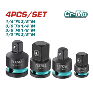 THISAD12438-1000x1000w.png TOTAL 氣動轉接頭組套/4Pcs/Set (THISAD12438)