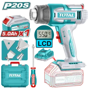UTBLI20035-1000x1000.png TOTAL 20V 鋰電無刷熱風槍 電子調節 (全配 UTBLI20035)