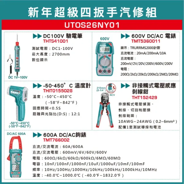 TOTAL 新年限定四版手汽修開工組 (UTOS26NY01)